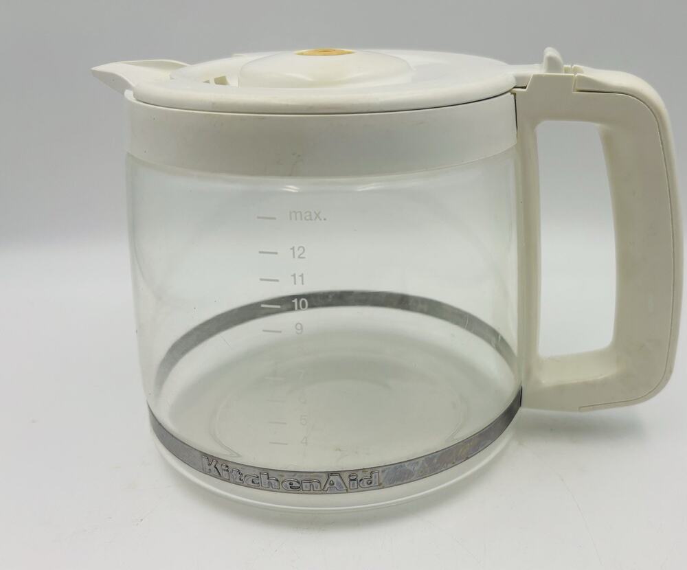 KitchenAid Coffee Maker 12 Cup Pitcher Carafe Replacement - Carafe Only-white
